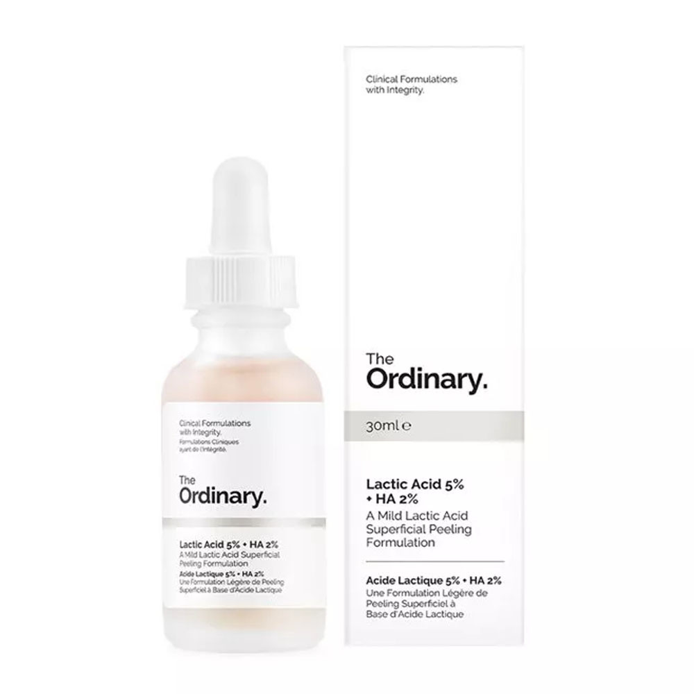 Пилинг для лица с молочной кислотой Lactic Acid 5% + HA The Ordinary, 30 мл  Фото 2 