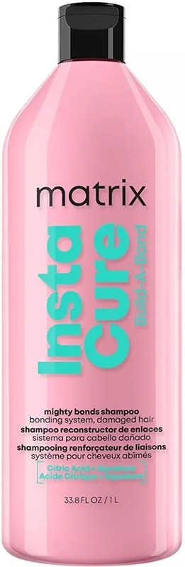 Шампунь з бондингом для зміцнення дуже пошкодженого волосся Instacure Build A Bond Matrix, 1000мл