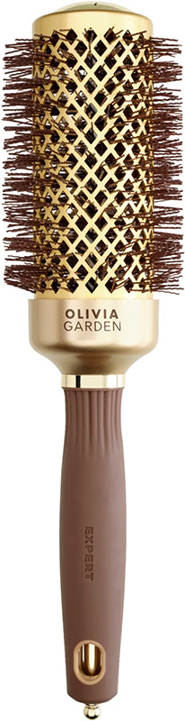 Брашенг термо EXPERT BLOWOUT SHINE Wavy Bristles Gold&Brown Olivia Garden 45мм