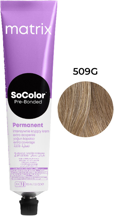 Крем-краска для волос Extra Coverage PRE Bonded SOCOLOR.beauty тон 509G, 90 мл Matrix
