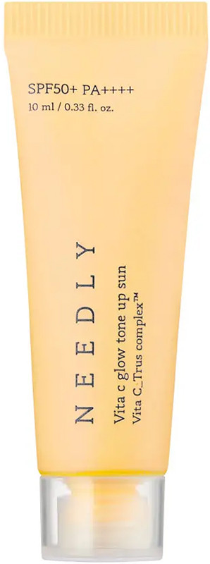 Солнцезащитный крем с эффектом осветления и сияния Needly Vita C Glow Tone Up Sun SPF 50+мини, 10 мл