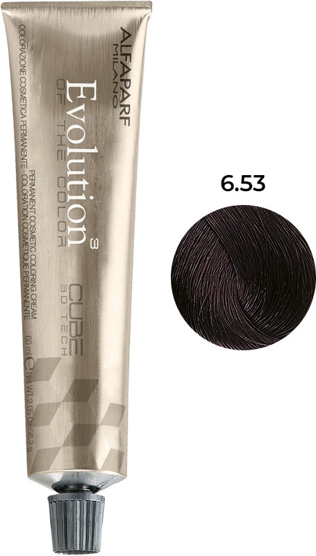 Стійка фарба для волосся Evolution of the Color тон 6.53 Alfaparf, 60 мл 