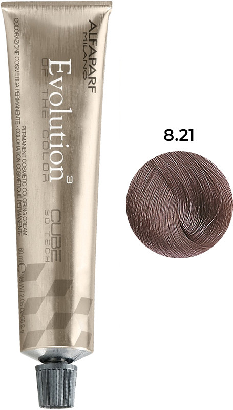 Стійка фарба для волосся Evolution of the Color тон 8.21 Alfaparf 60 мл на beauty-prof.com Стійка фарба для волосся Evolution of the Color тон 8.21 Alfaparf 60 мл