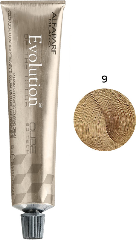 Стійка фарба для волосся Evolution of the Color тон 9 Alfaparf, 60 мл
