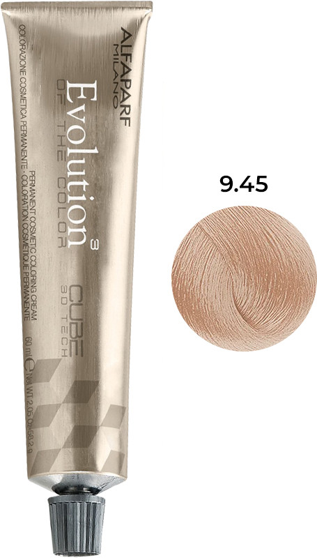 Стойкая краска для волос Evolution of the Color тон 9.45 Alfaparf, 60 мл