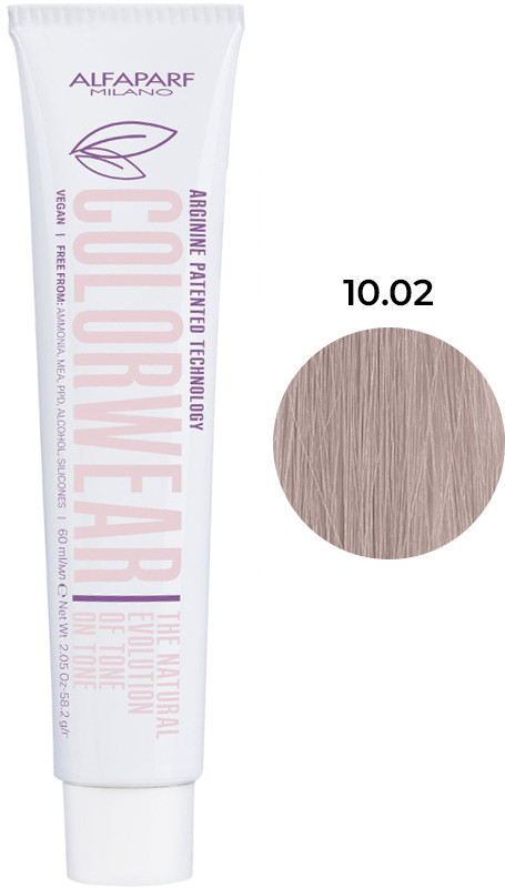 Тонирующая краска для волос Color Wear тон 10.02 Alfaparf, 60 мл