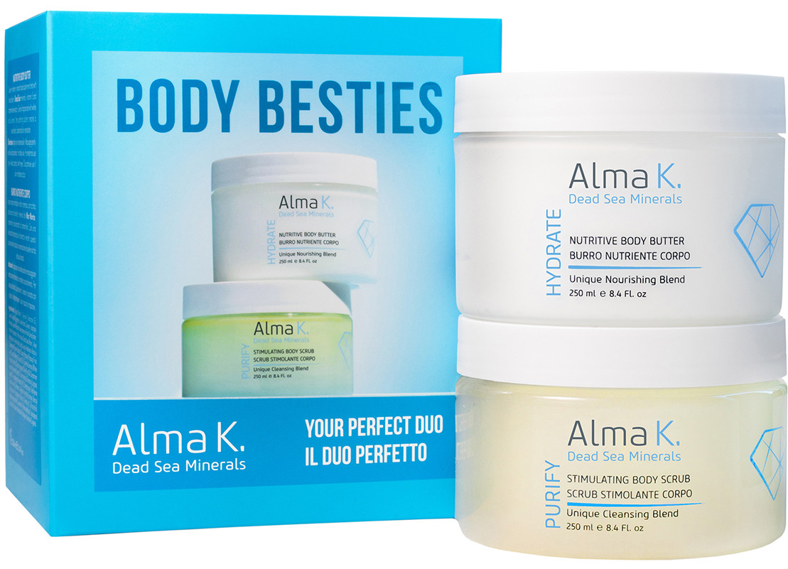 Набор для ухода за телом Body Besties Alma K, (250мл/250мл)