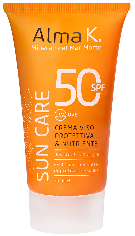Крем сонцезахисний зволожувальний для обличчя SPF50 Alma K, 30 мл