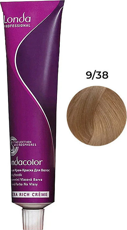 Стойкая крем-краска Permanent Color 9/38 Londa Professional, 60 мл