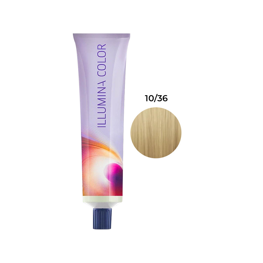 Премиальная крем-краска для волос IIllumina Color 10/36 Wella Proffesional, 60 мл
