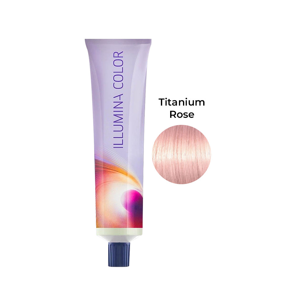 Премиальная крем-краска для волос Illumina Color Titanium Rose Wella Proffesional, 60 мл