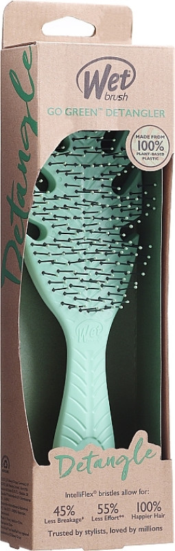 Щітка для волосся GO GREEN Detangler Green Wet Brush  Фото 2 
