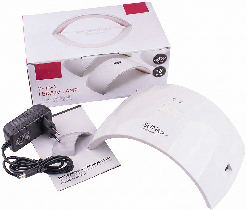 LED/UV Лампа SUN-9С plus белая 36 Вт на beauty-prof.com Фото 2 LED/UV Лампа SUN-9С plus белая 36 Вт Фото 2