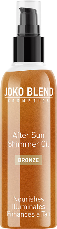 Масло после загара с шиммером After Sun Shimmer Oil Bronze Joko Blend 100 мл