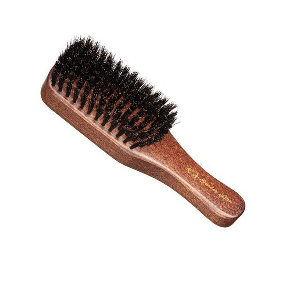 Щетка для бороды деревянная с натуральной щетины Barber Line Eurostil 06077