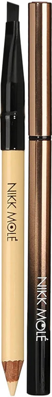 Олівець-консилер для брів з пензликом Nikk Mole, 1 гр