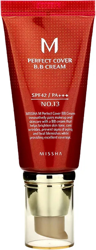 Матирующий BB крем Perfect Cover BB Cream SPF42 PA+++  №13 Missha, 50 мл