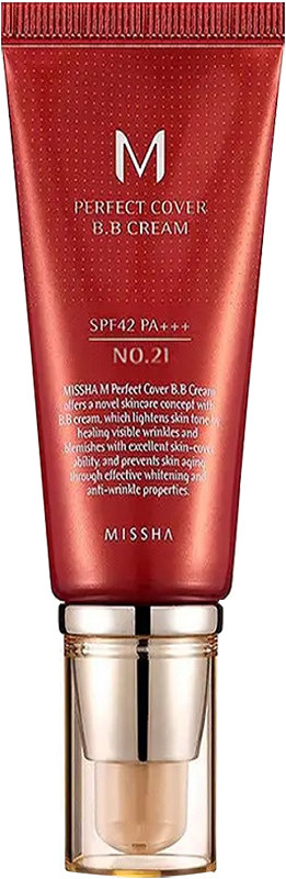 Матуючий крем BB Perfect Cover BB Cream SPF42 PA+++ №21 Missha, 50 мл