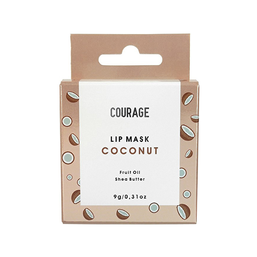 Маска бальзам для губ Lip Mask 9 г Coconut COURAGE  Фото 3 