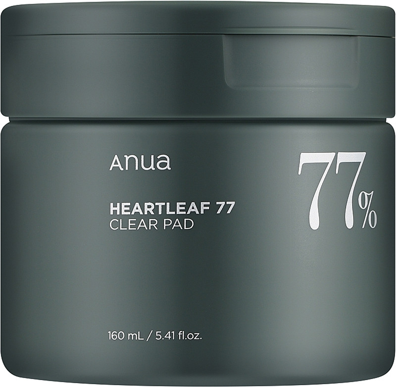 Пады успокаивающие тонизирующие Heartleaf 77% Toner Pad ANUA, 70 шт 