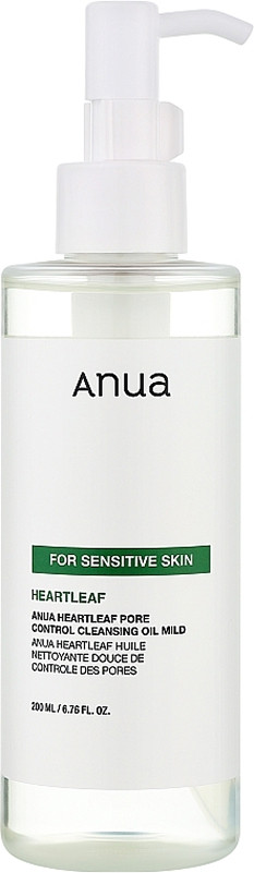 Гідрофільна олія для глибокого очищення шкіри Heartleaf Pore Control Cleansing Oil ANUA, 20 мл на beauty-prof.com Гідрофільна олія для глибокого очищення шкіри Heartleaf Pore Control Cleansing Oil ANUA, 20 мл