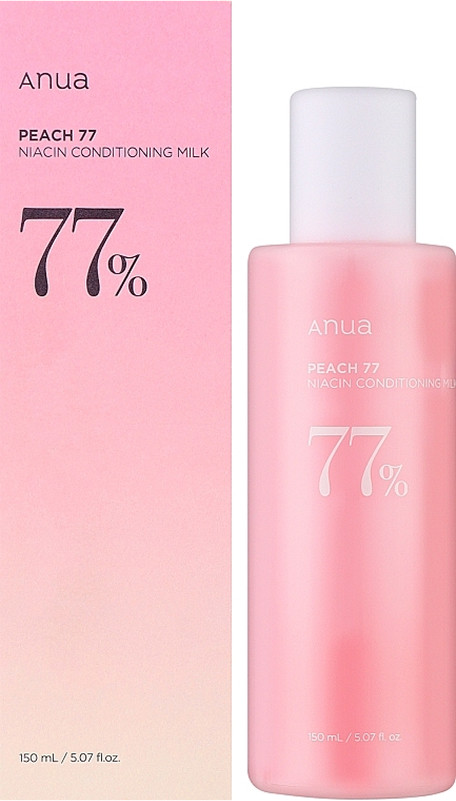 Молочко кондиціонуюче з екстрактом персика Peach 77 Niacin Conditioning Milk ANUA, 150 мл на beauty-prof.com Фото 2 Молочко кондиціонуюче з екстрактом персика Peach 77 Niacin Conditioning Milk ANUA, 150 мл Фото 2