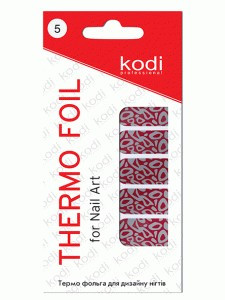 Термо-фольга для дизайна ногтей № 5 Kodi