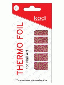 Термо-фольга для дизайна ногтей № 6 Kodi