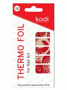 Термо-фольга для дизайну нігтів №10 Kodi