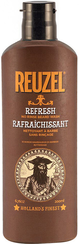 Шампунь для бороды Refresh No Rinse Beard Wash Reuzel, 200 мл
