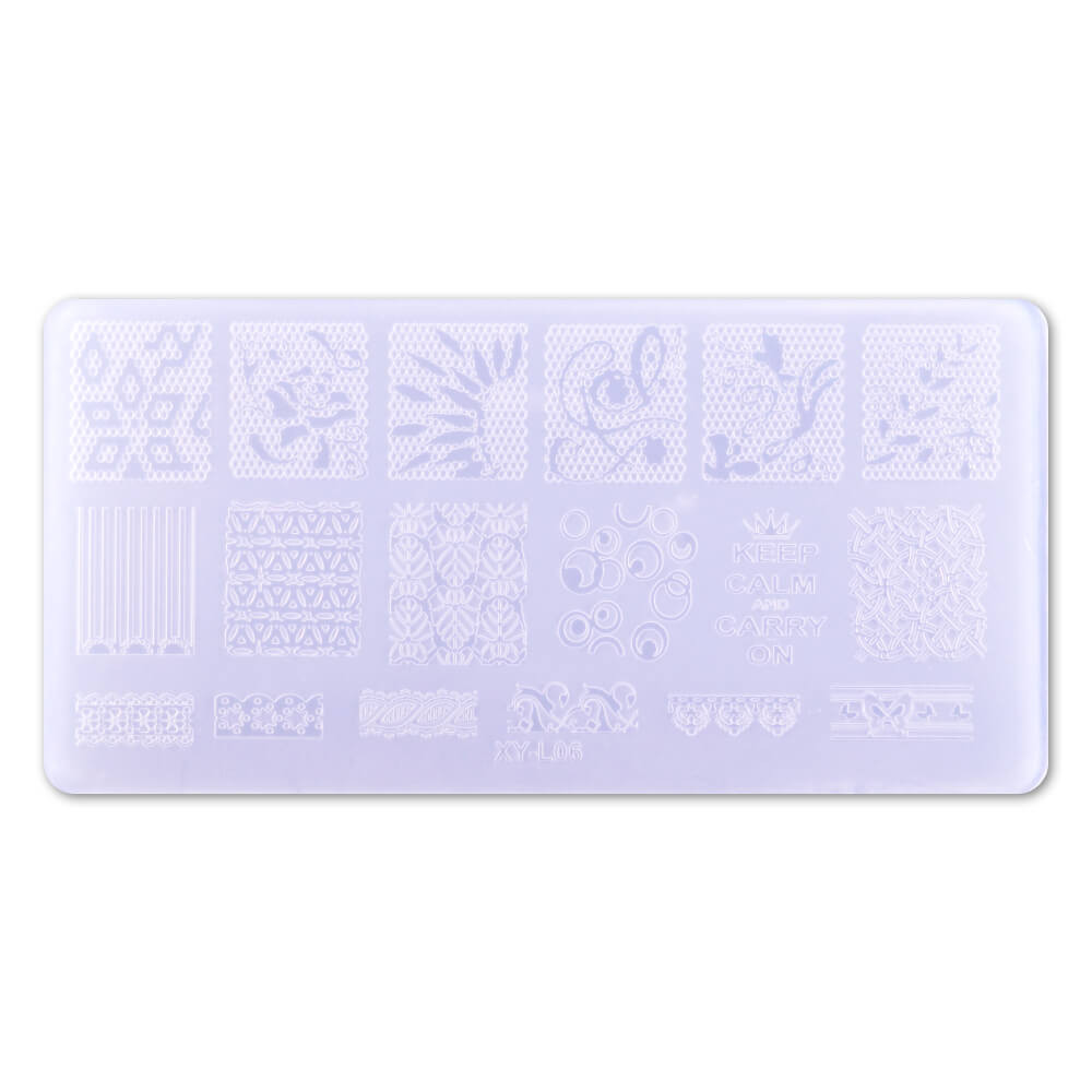 Акриловые пластины для стемпинга XY-06 MAXXIMUM *
