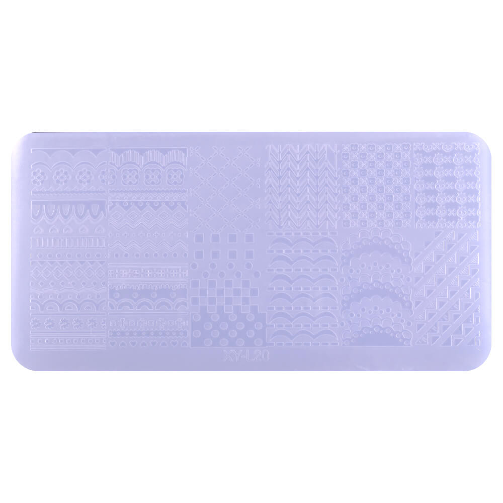 Акрилові пластини для стемпінга XY-20 MAXXIMUM *