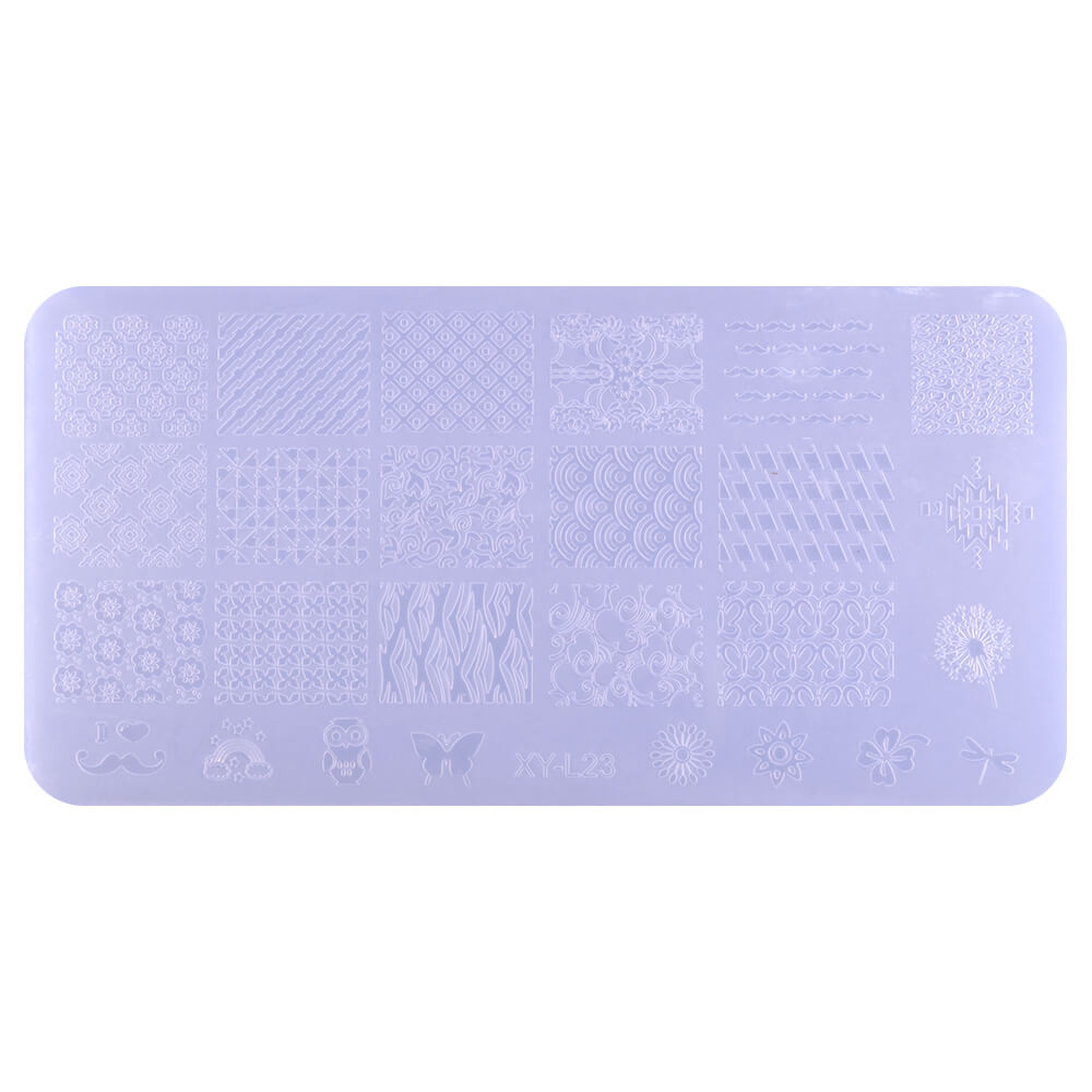 Акриловые пластины для стемпинга XY-23 MAXXIMUM *