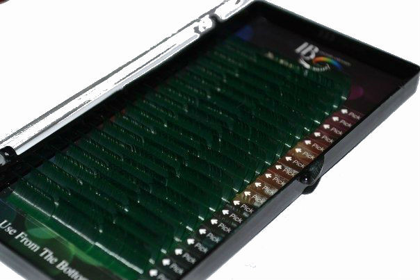 Вії смарагд (Emerald) вигин З 0.10 (16 рядів 12мм) I-Beauty *