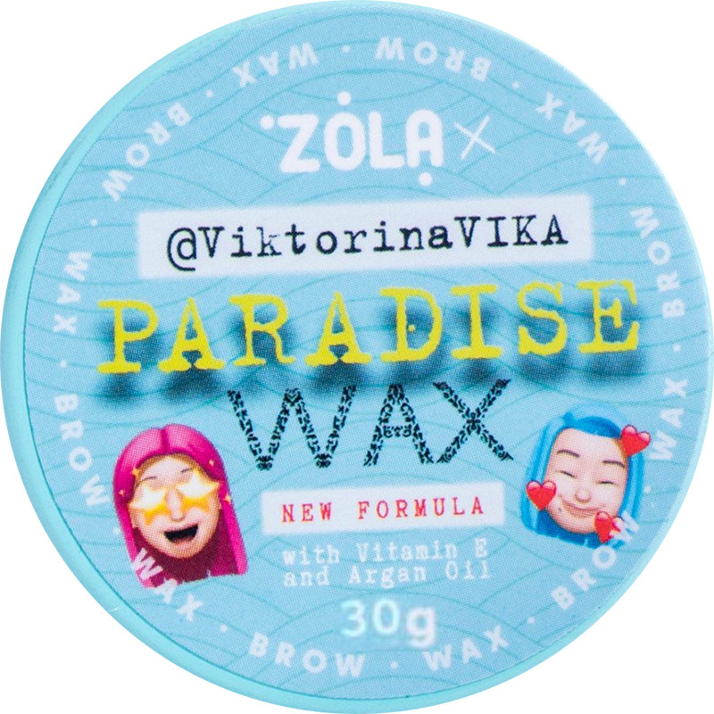 Віск для укладання брів Paradise wax by VictorinaVIKA ZOLA, 30 г на beauty-prof.com Віск для укладання брів Paradise wax by VictorinaVIKA ZOLA, 30 г