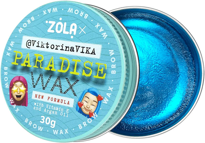Віск для укладання брів Paradise wax by VictorinaVIKA ZOLA, 30 г на beauty-prof.com Фото 2 Віск для укладання брів Paradise wax by VictorinaVIKA ZOLA, 30 г Фото 2