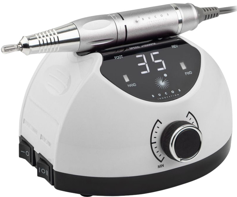 Фрезер для маникюра BUCOS Nail Drill X4 PRO WHITE PEARL (65W/35000 об.) Оригинал