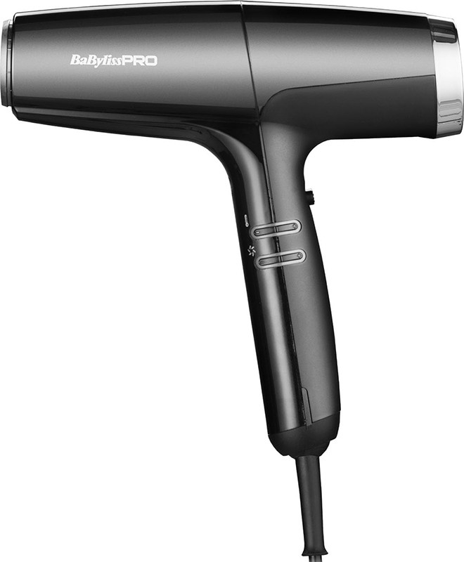 Фен для волосся BaByliss PRO Falco Black&Silver BAB8550BE на beauty-prof.com Фен для волосся BaByliss PRO Falco Black&Silver BAB8550BE