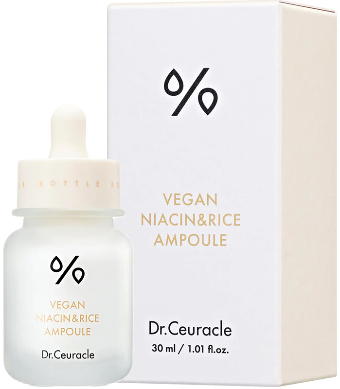 Ампульная сыворотка с ниацинамидом и экстрактом риса Dr.Ceuracle Vegan Niacin&Rice Ampoule, 30 мл