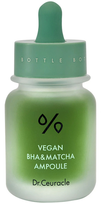 Ампульна сироватка з BHA кислотою та екстрактом чаю Матчa Dr.Ceuracle Vegan BHA&Matcha Ampoule, 30 мл 