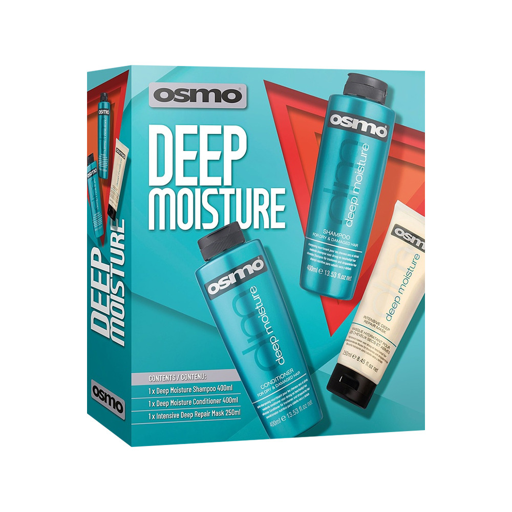 Набор для сухих волос Deep Moisture OSMO, (400мл/400мл/250мл)