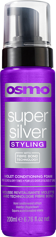 Набор против желтизны для осветленных и седых волос Super Silver OSMO, (300 мл/250 мл/200 мл) Фото 2
