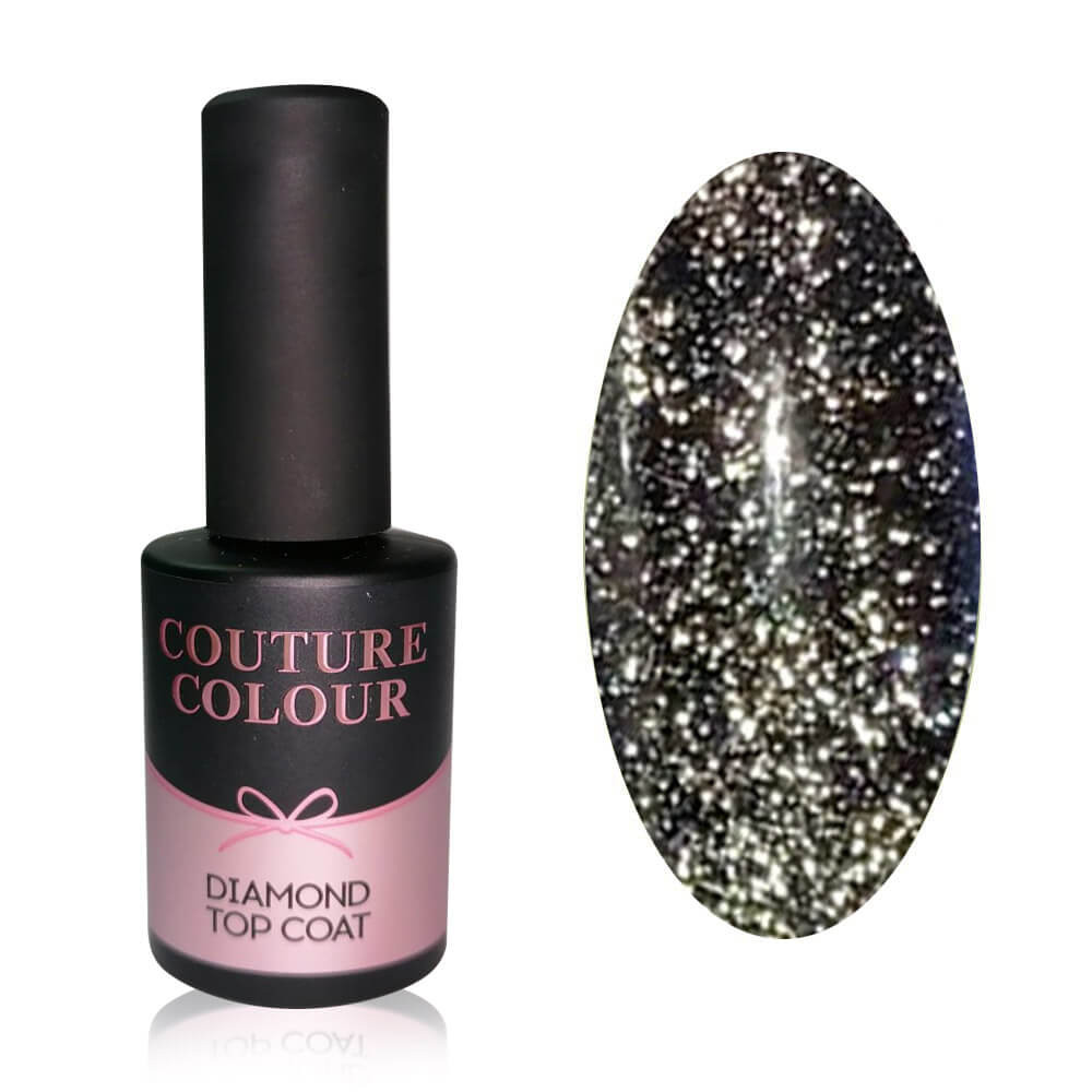 Топ для гель-лака со светоотрающим эффектом Top Coat Diamond Couture Colour , 9мл Фото 3