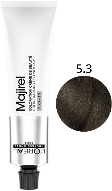 Крем-краска для волос стойкая 5.3 Majirel L’Oreal Professionnel, 60 мл