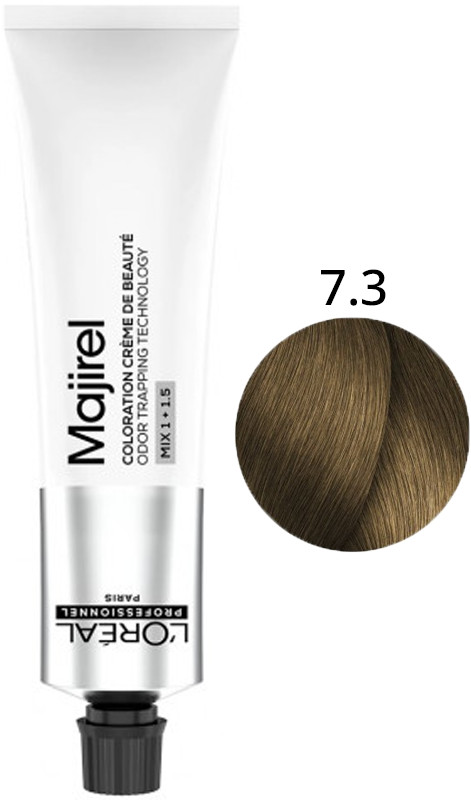 Крем-краска для волос стойкая 7.3 Majirel L’Oreal Professionnel, 60 мл
