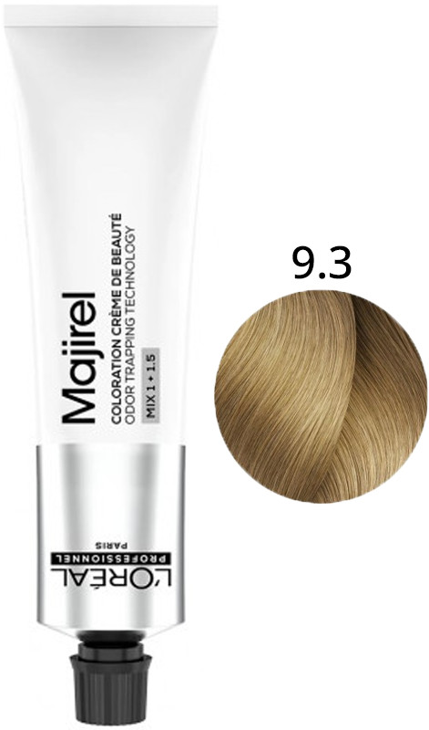 Крем-краска для волос стойкая 9.3 Majirel L’Oreal Professionnel, 60 мл
