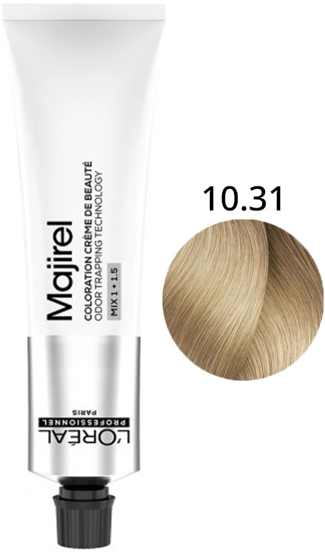 Крем-фарба для волосся стійка 10.31 Majirel L’Oreal Professionnel, 60 мл
