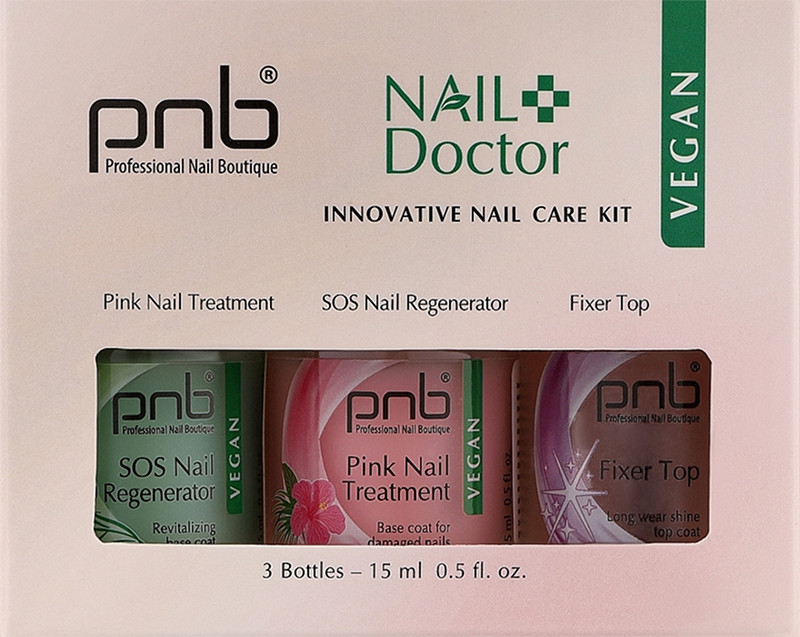 Набор Nail Doctor PNB, 3x15 мл