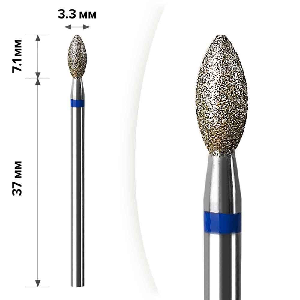 Фреза алмазна свічка Blue Mart, 3.3х7,1