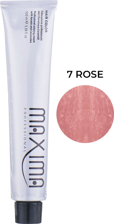 Фарба для волосся 7 Metallic arctic rose Maxima 100 мл